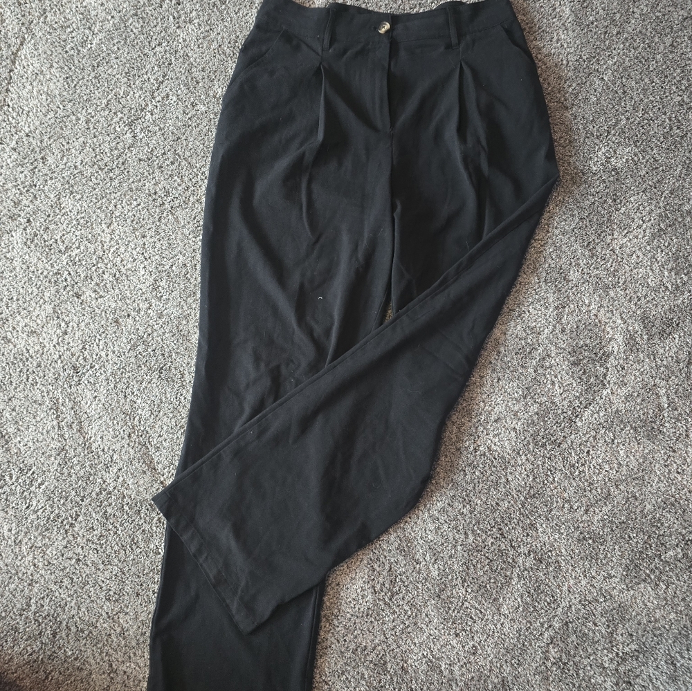 Wild Fable Black Dress Pants High-Waisted Wide Leg - Picture 2 of 7